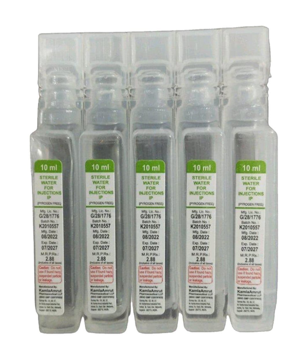 Sterile Water 10 ML