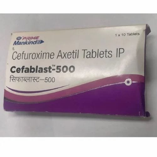 CEFABLAST-500 TAB 10 TAB