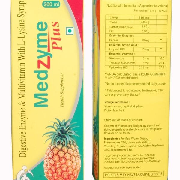 MEDZYME PLUS SYP 200 ML