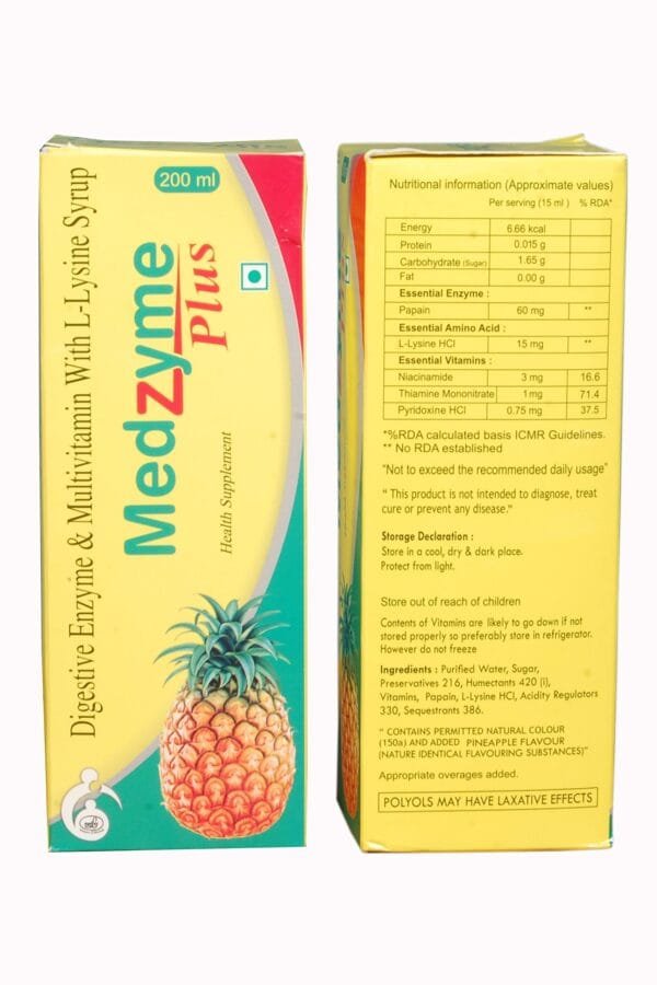 MEDZYME PLUS SYP 200 ML