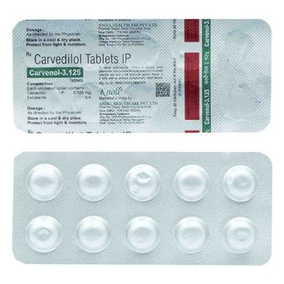 CARVENOL 3.125 TAB