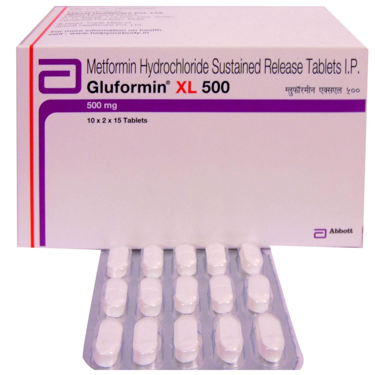 GLUFORMIN-XL 500 TAB 15 TAB