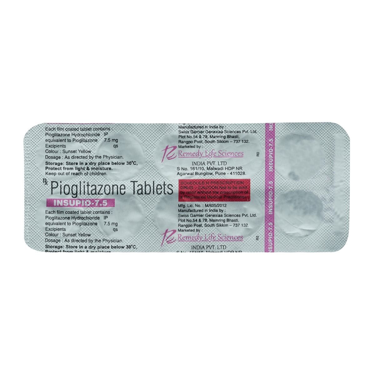 PIOLON-7.5 MG TAB