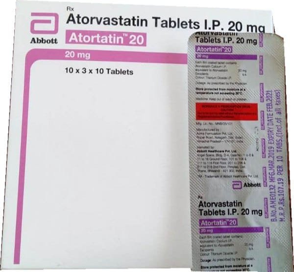 ATORTATIN 20 TAB