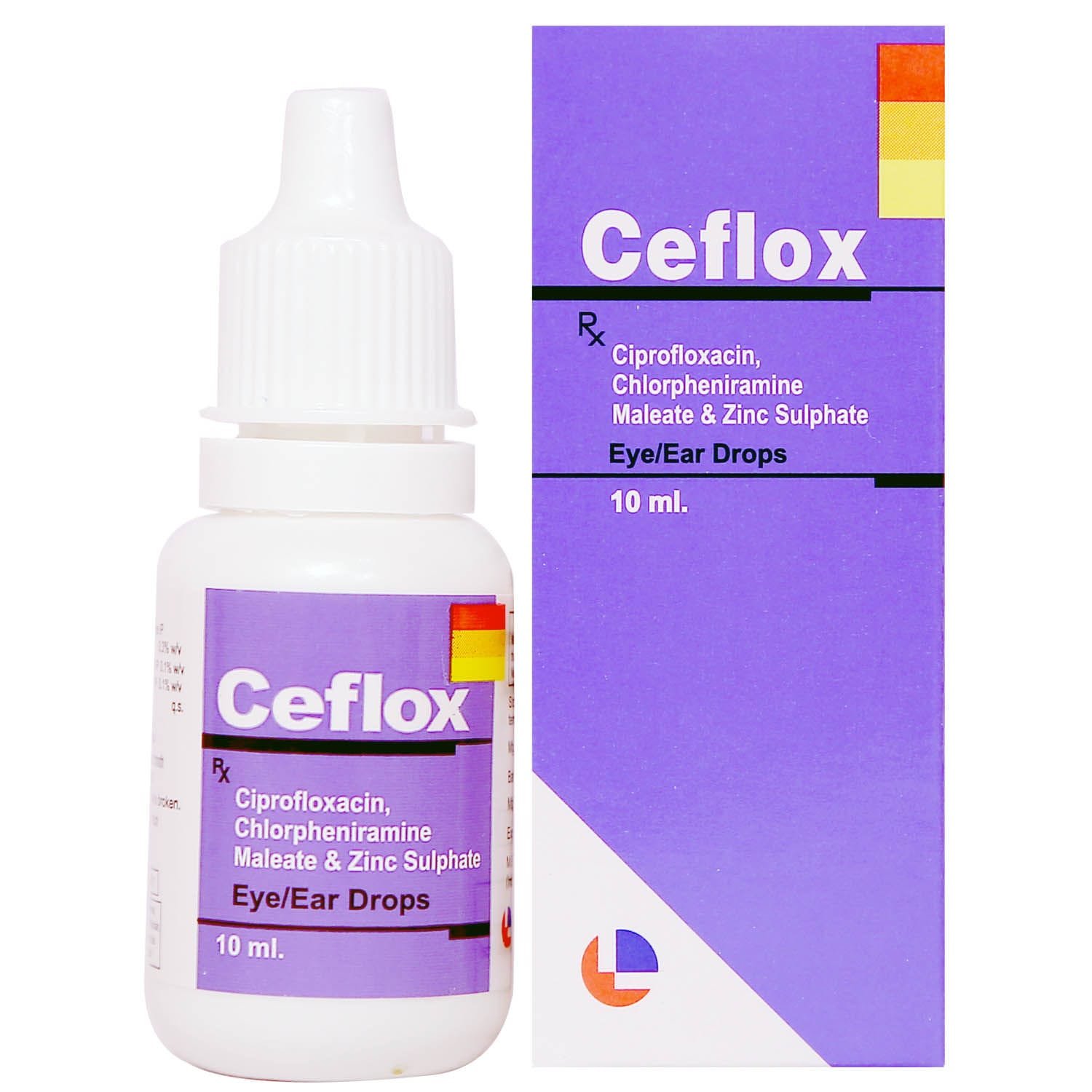 CEFLOX EYE EAR DROP 10 ML