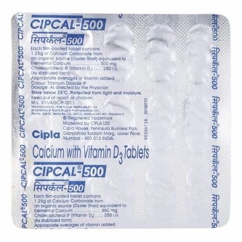 CIPCAL 500 MG TAB