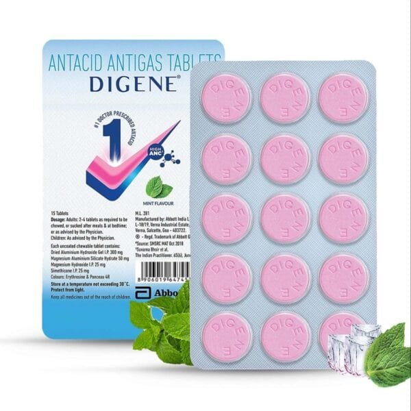 DIGENE MINT TAB 15 TAB