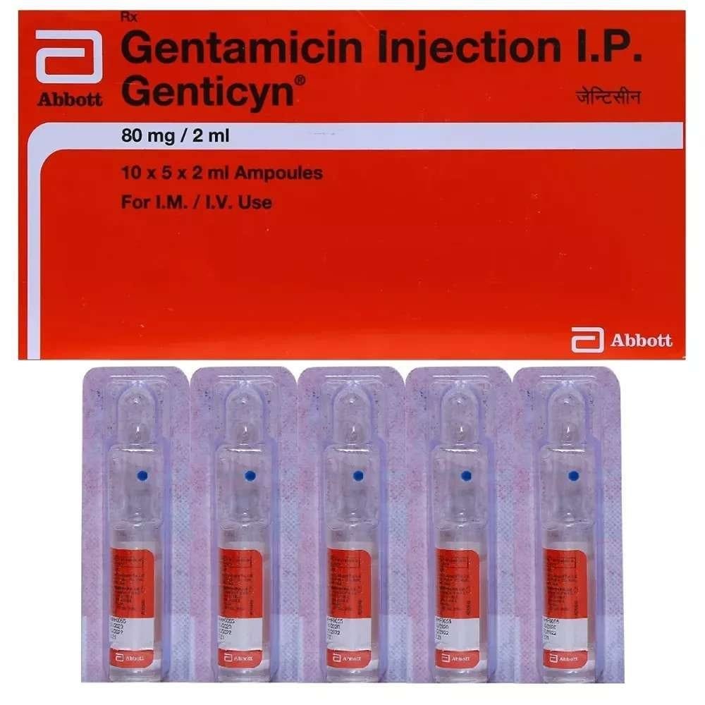 GENTICYN 80 MG INJ 2 ML