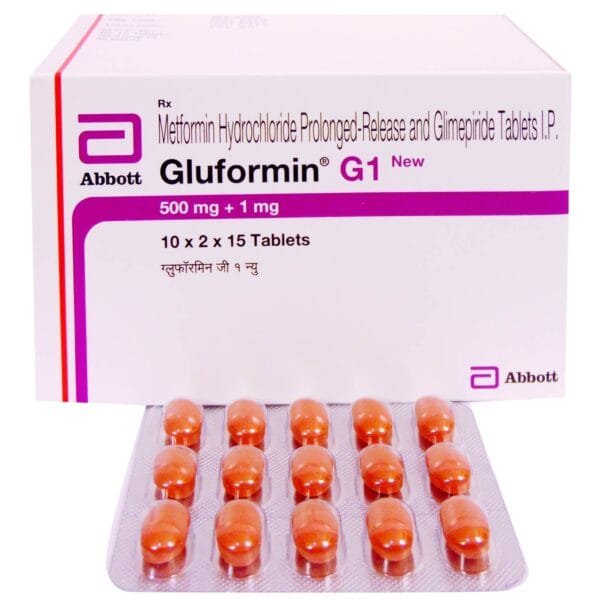 GLUFORMIN-G1 TAB 15 TAB