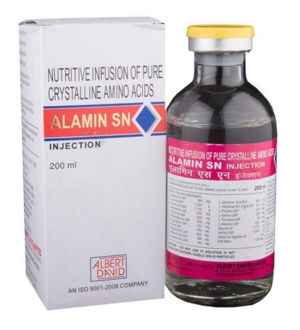 ALAMIN S.N. GLASS INJ 200 ML