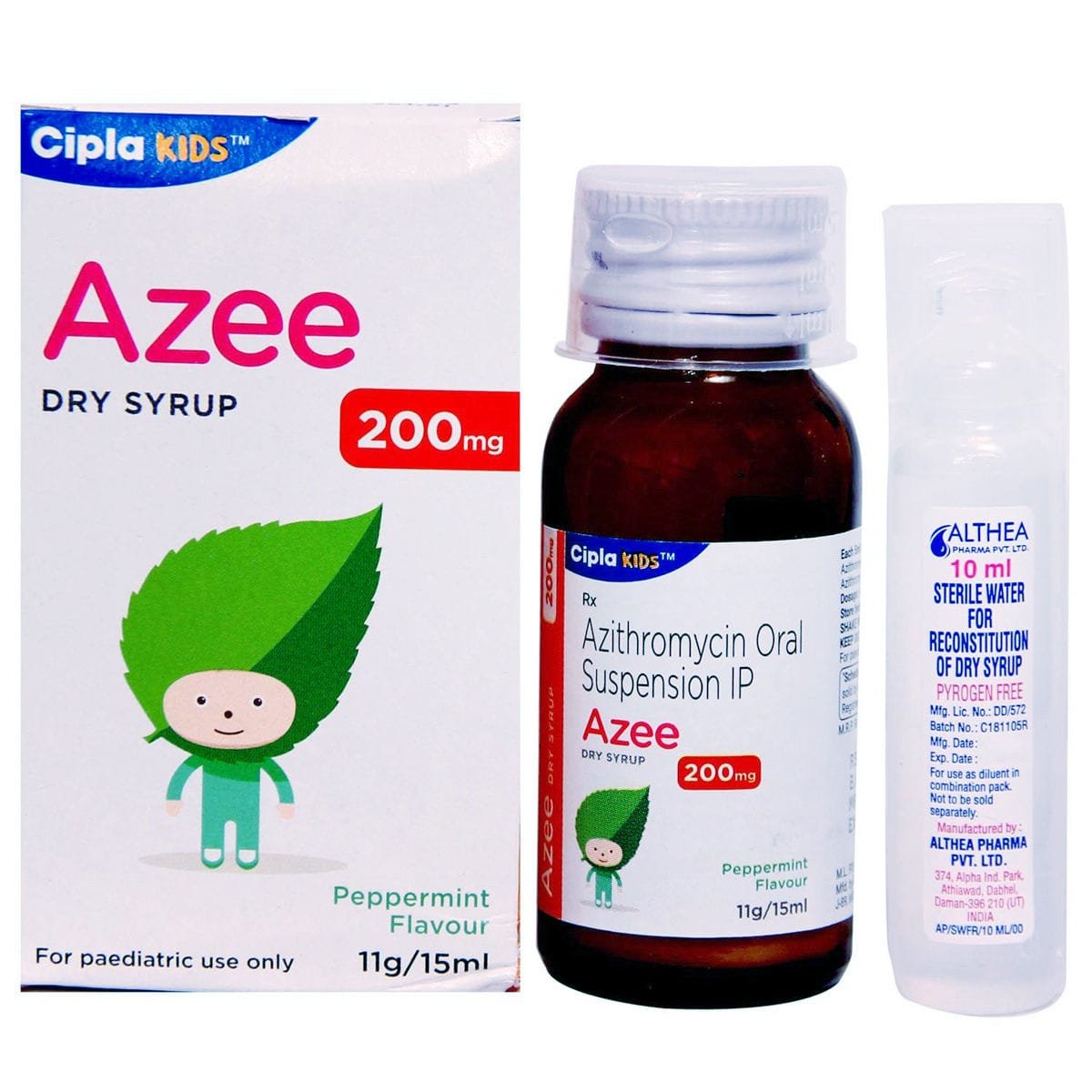 AZEE 200MG DRY SYP 15ML