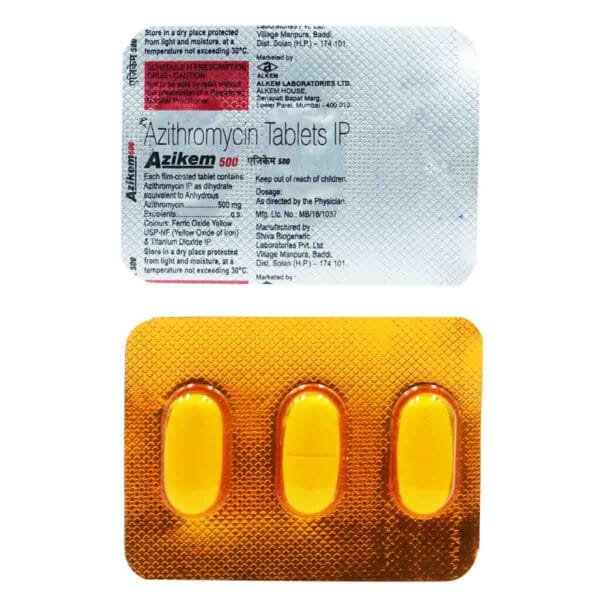 AZIKEM-500 TAB 3 TAB
