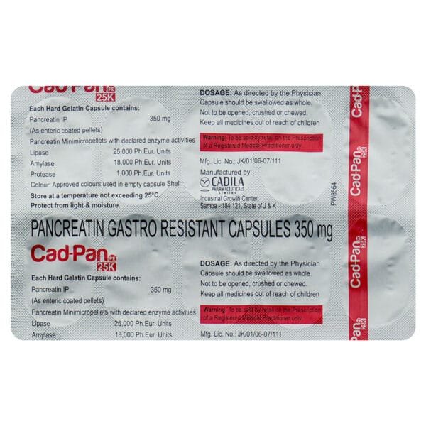 CADPAN PE 25 K CAP 10 TAB