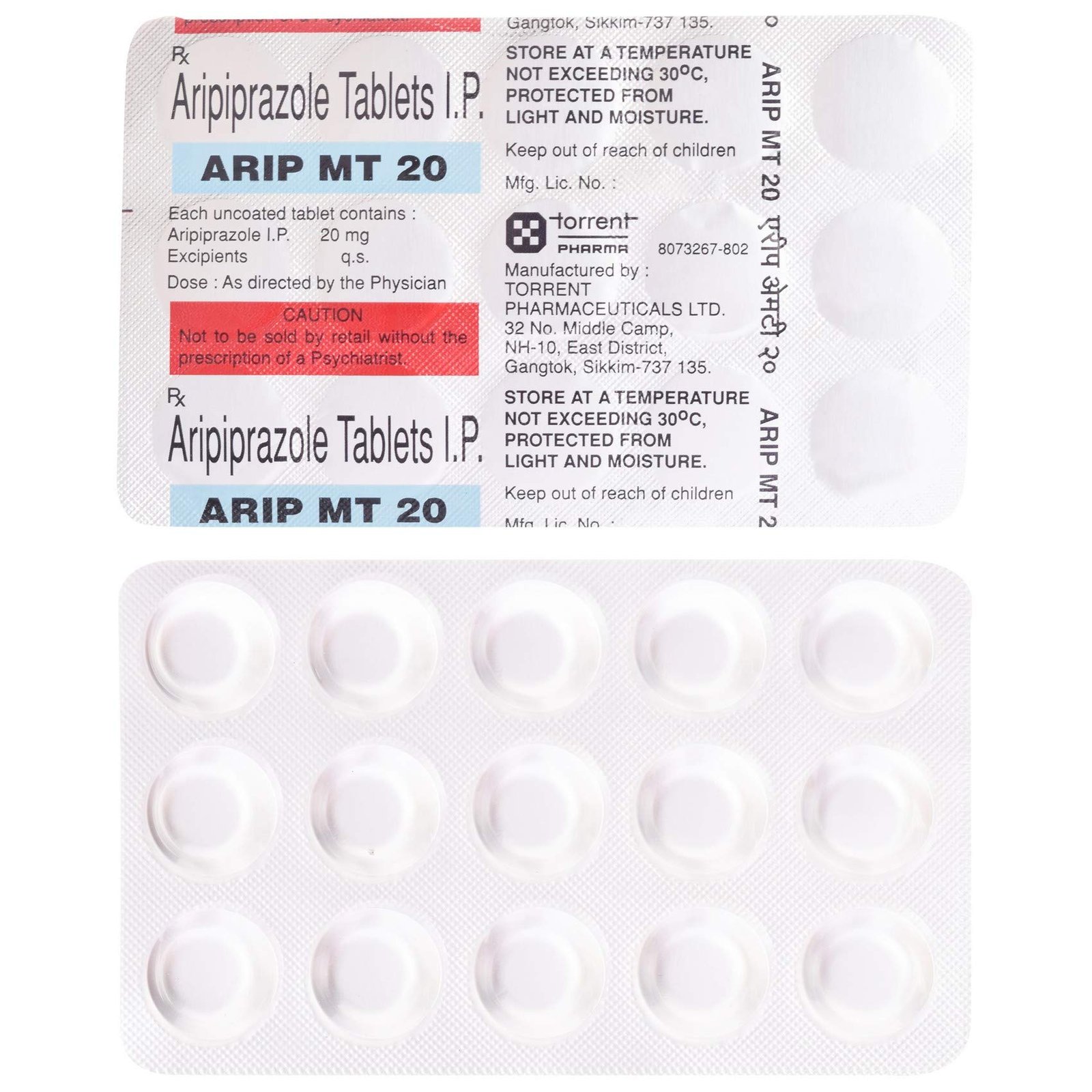 ARIP MT 20 TAB 10 TAB