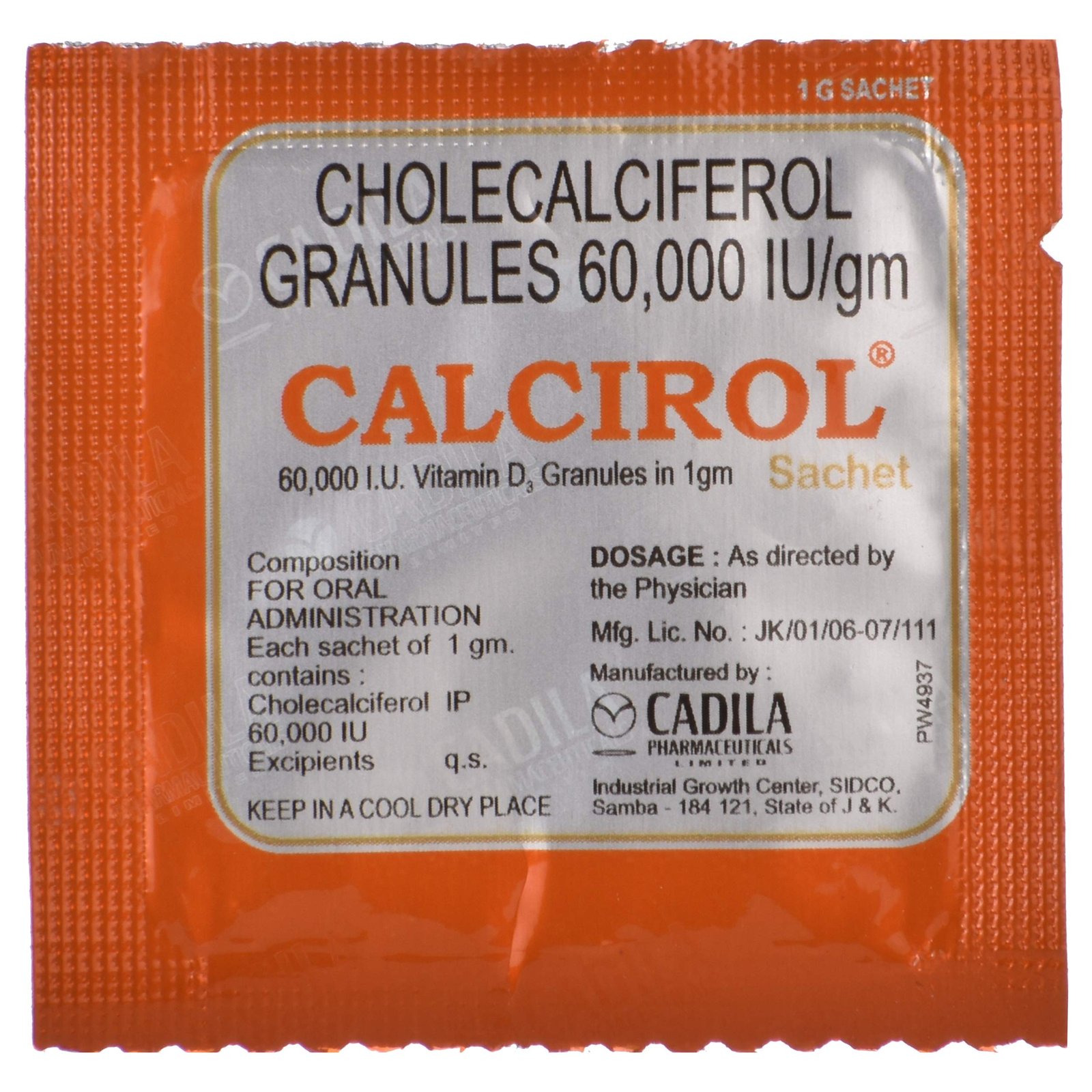 CALCIROL GRANULES SACHET 1 GM