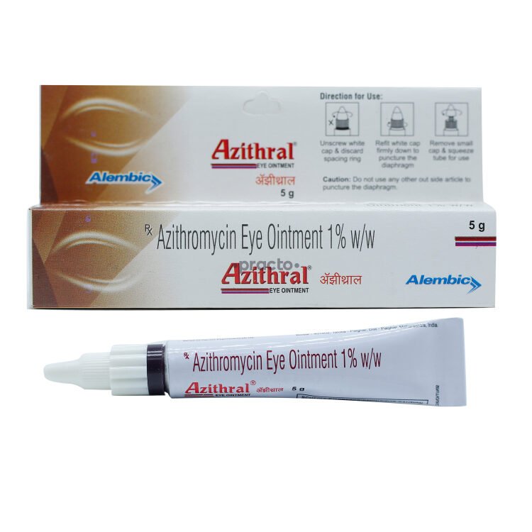 AZITHRAL EYE OINT 5GM