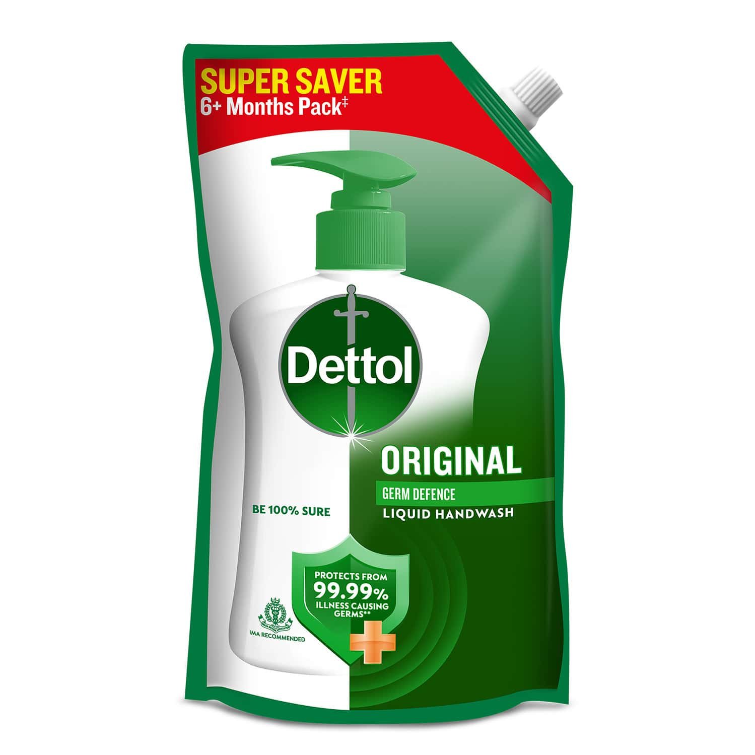 DETTOL POUCH ORIGINAL 675 ML
