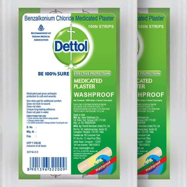 DETTOL PLASTER W.P. 100 PC