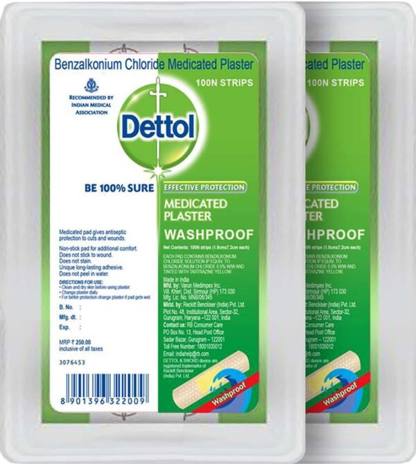 DETTOL PLASTER W.P. 100 PC